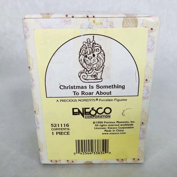 Precious Moments Christmas Train Ornament Lion Age 5 Is Something To Roar About - Picture 8 of 9